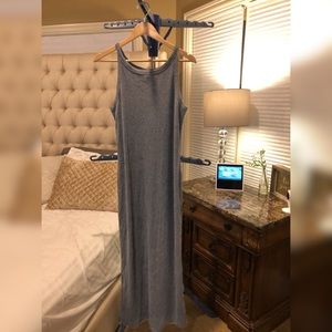 GRAY KNITTED DRESS